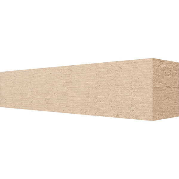 Ekena Millwork 6in. W x 6in. H x 28in. L Block Woodgrain TimberThane Rafter Tail, Primed Tan RFTUR06X06X28BLKRCPR - main